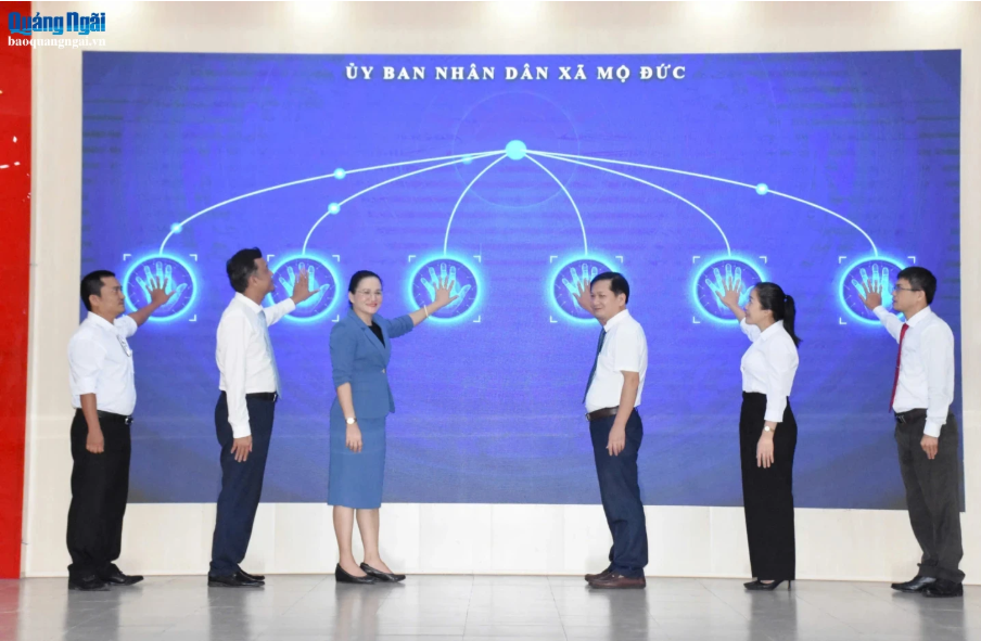 Quảng Ngãi: Xã Mộ Đức phát động xây dựng thôn thông minh